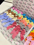 Bow Set - 20x 3.5 inch Tail Bow - Thin Elastic - Matching Pairs