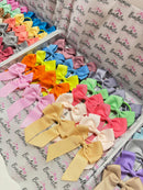Bow Set - 20x 3.5 inch Tail Bow - Thin Elastic - Matching Pairs