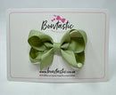 3 Inch Bow - Spring Moss