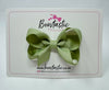 3 Inch Bow - Spring Moss