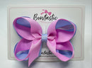 4.5 Inch Bow 2 Layer - Tulip & Bluebell