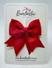 3 Inch Tail Bow - Red