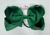 6 Inch Bow Bobble - Forest Green