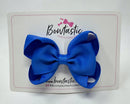 3.5 Inch Tuxedo Double Bow - Royal Blue