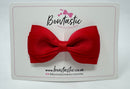 3.5 Inch Double Layer Tuxedo Bow - Red