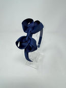 3 Inch Bow Alice Band - Navy