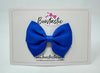 3 Inch Twist Bow - Royal Blue