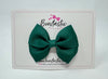 3 Inch Twist Bow - Hunter Green