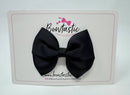 3 Inch Twist Bow - Black