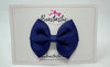 3 Inch Twist Bow - Ink Blue