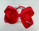 5 Inch Bow Bobble - Hot Red