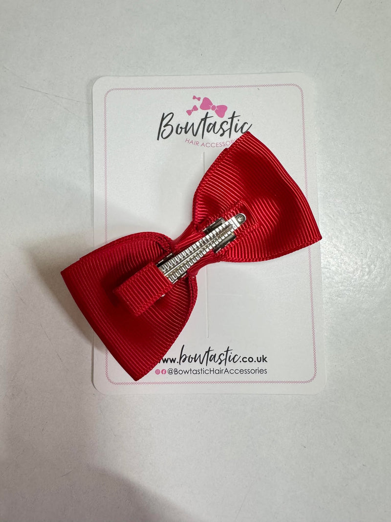 School Bundle - 3 Inch Bows - Red  - 10 Pack