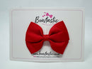3 Inch Twist Bow - Red