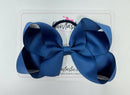5 Inch Bow Bobble - Light Navy