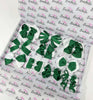 Surprise School Bundle - Forest Green & White - 10  Items