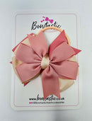 4 Inch 3 Layer Bobble - Sweet Nectar, Nude & Dusty Rose