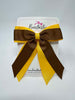 4.5 Inch Tail Bow - Turftan & Yellow Gold