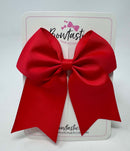 4 Inch Cheer Bow - Hot Red