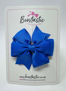 3 Inch Double Pinwheel Bow - Royal Blue