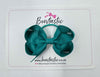 3 Inch Bow Thin Elastic - Jade Green
