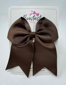 4 Inch Cheer Bow - Brown