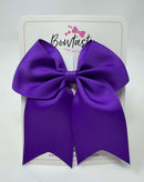 4 Inch Cheer Bow - Purple