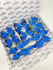 School Bundle - 5 Matching Pairs - Royal Blue & Metal Grey - Clips & Bobbles