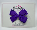 3 Inch Layer Butterfly Bow - Purple