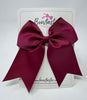 4 Inch Cheer Bow - Wine