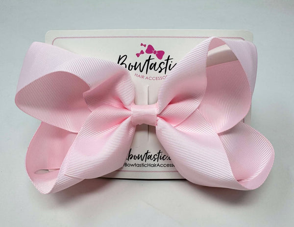 5 Inch Bow - Powder Pink