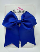 4 Inch Cheer Bow - Electric Blue