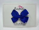 3 Inch Layer Butterfly Bow - Cobalt
