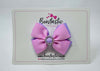 3 Inch Butterfly Gem Bow - Tulip & Light Orchid