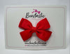 3 Inch Layer Butterfly Bow - Hot Red
