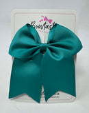 4 Inch Cheer Bow - Jade Green