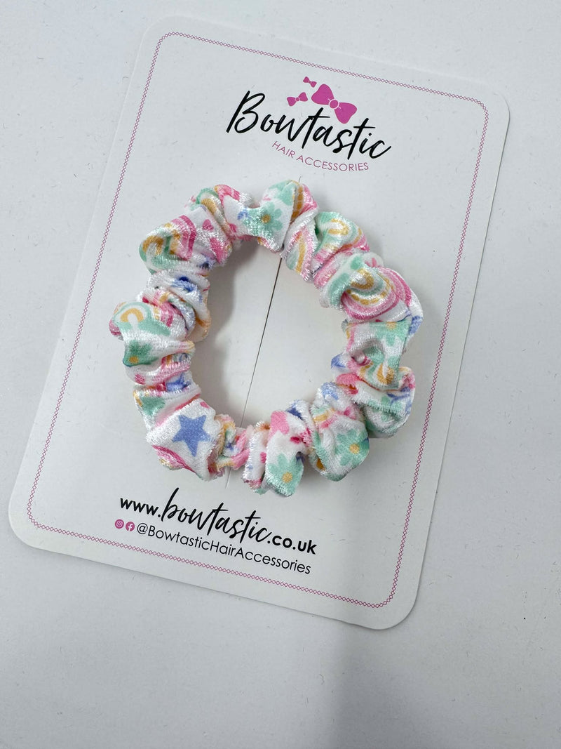Mini Scrunchie - Rainbow Star