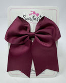 4 Inch Cheer Bow - Burgundy