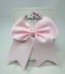 4 Inch Cheer Bow - Powder Pink