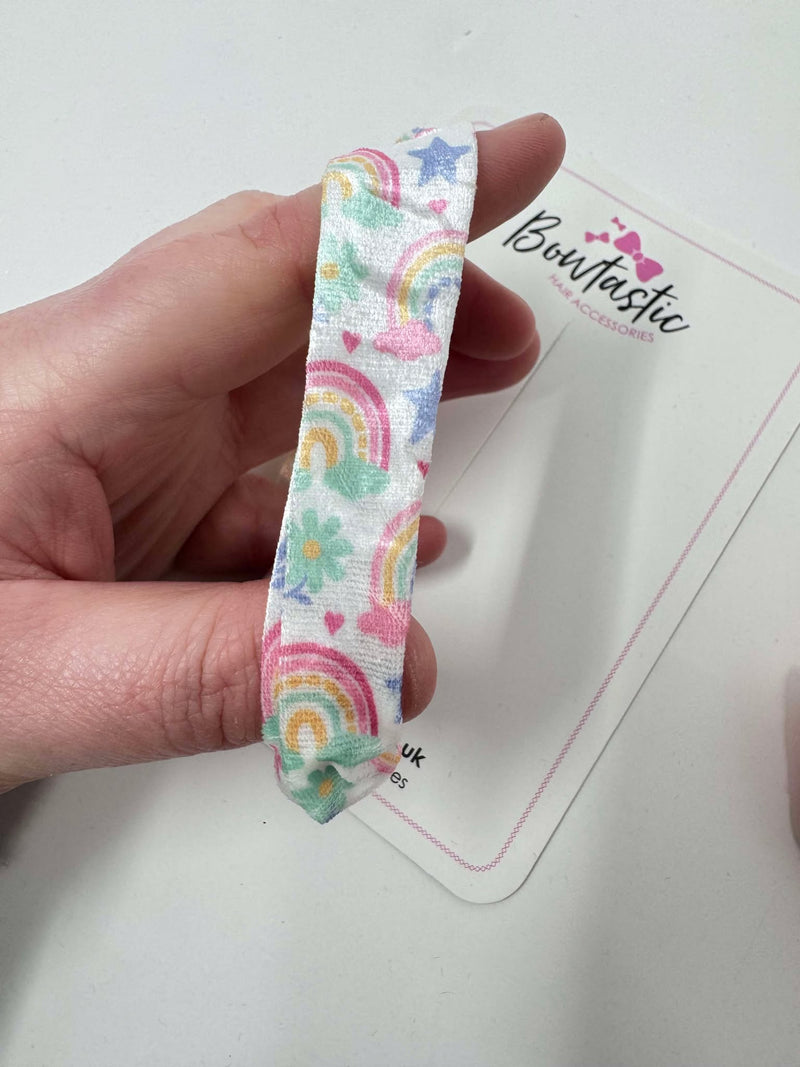 Mini Scrunchie - Rainbow Star