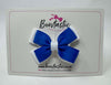 3 Inch Layer Butterfly Bow - Royal Blue & White