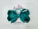 3.5 Inch Bow Thin Elastic - Jade Green