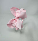 4.5 Inch Bow Alice Band - Powder Pink