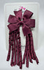 3 Inch Pinwheel Corker Bow - Burgundy