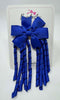 3 Inch Pinwheel Corker Bow - Cobalt