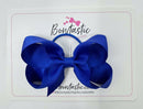 3.5 Inch Bow Thin Elastic - Cobalt