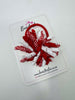 3.5 Inch Corker Bow Bobble - Red & White Gingham