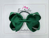 3.5 Inch Bow Thin Elastic - Forest Green