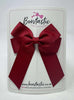 3.5 Inch Tail Bow - Scarlet Red