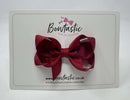 3.5 Inch Bow - Scarlet Red