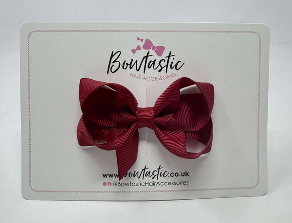 3.5 Inch Bow - Scarlet Red